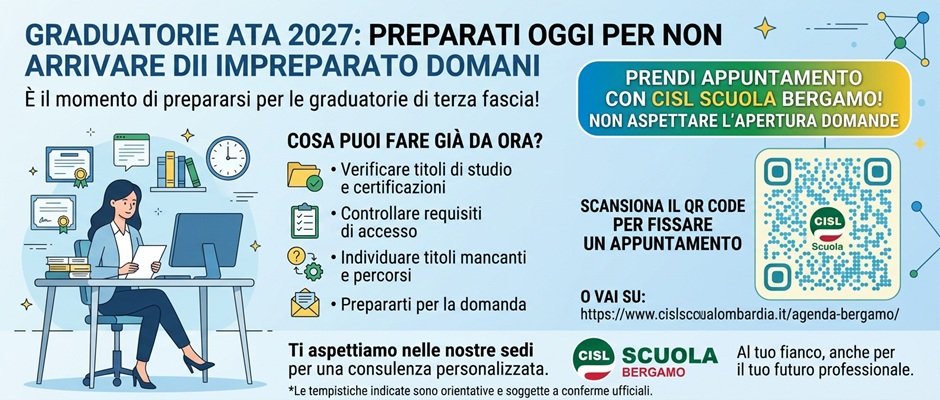 GRADUATORIE ATA 2027: PREPARATI OGGI PER NON ARRIVARE IMPREPARATO DOMANI!