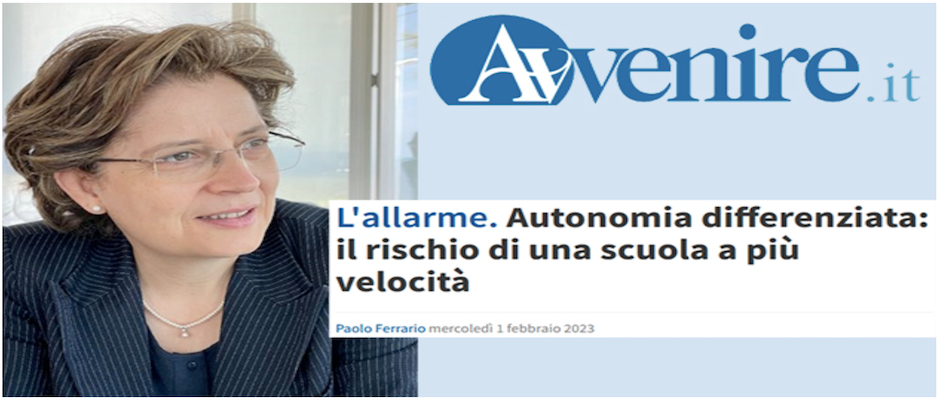 IL RISCHIO DI UNA SCUOLA A PIU' VELOCITA' CHE FINISCE PER AUMENTARE I DIVARI.INTERVISTA A IVANA BARBACCI SU 