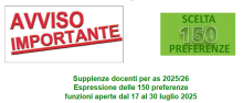 Scelta 150 scuole Scelta 150 scuole