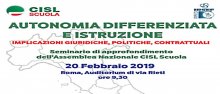 Autonomia differenziate convegno