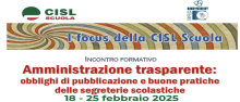 Formazione CISL Scuola Formazione CISL Scuola