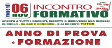 Incontro formativo 6 novembre neo assunti Incontro formativo 6 novembre neo assunti