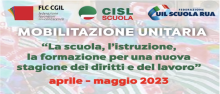 Mobilitazione unitaria Mobilitazione unitaria