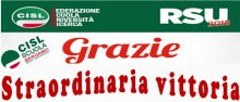 Straordinaria vittoria alle elezioni RSU Bergamo CISL Scuola Straordinaria vittoria alle elezioni RSU Bergamo CISL Scuola