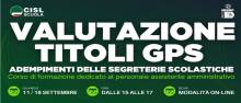 Valutazione Titoli GPS Valutazione Titoli GPS