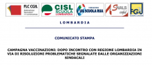 Campagna vaccinale comunicato sindacale