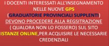 Graduatorie Provinciali supplenti