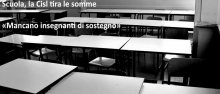 Eco di Bergamo, mancano insegnanti di sostegno Eco di Bergamo, mancano insegnanti di sostegno