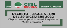 Legge 198 del 29 dicembre 2022