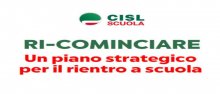 Un piano strategico per ricominciare Un piano strategico per ricominciare